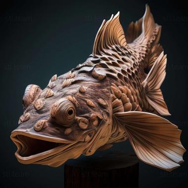 3D model Hypostomus commersoni (STL)